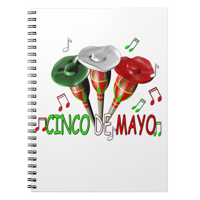 Happy Cinco de Mayo Notebook (Front)
