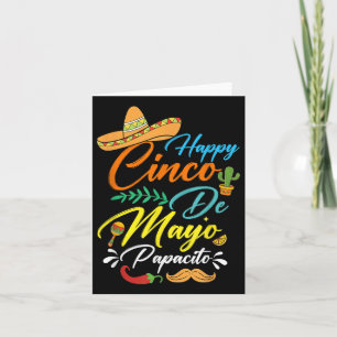Happy Cinco De Mayo Papacito Lets Fiesta Party 5 D Card
