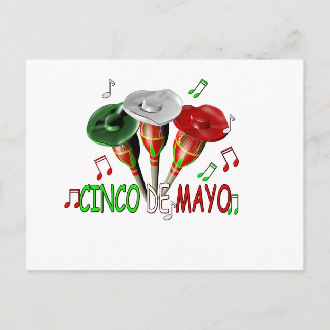 Happy Cinco de Mayo Postcard (Front)