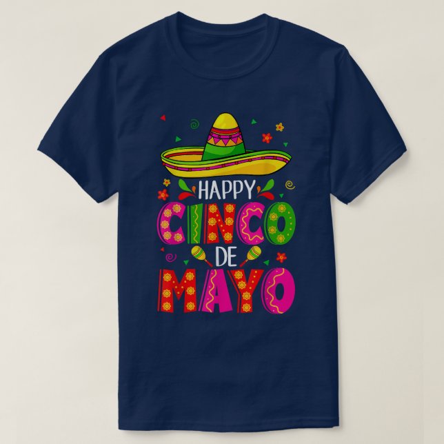Happy Cinco De Mayo Sombrero Meican Holiday Women  T-Shirt (Design Front)