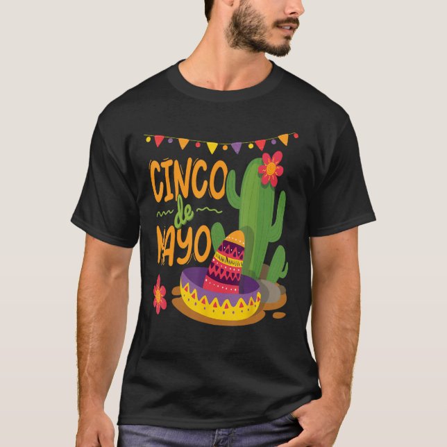 Happy Cinco De Mayo Viva Mexico 5 De Mayo 1 T-Shirt (Front)