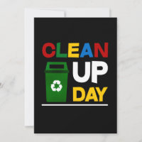 Happy Clean Up Day Cleaning Environmental