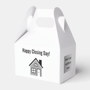 Happy Closing Day Real Estate Favour Box