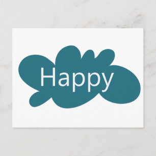 Happy Cloud Postcard