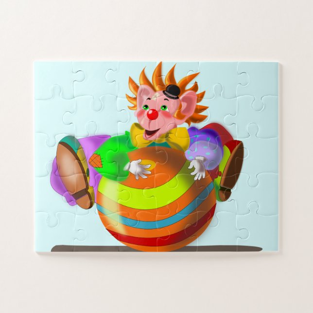 Happy Clown Jigsaw Puzzle (Horizontal)
