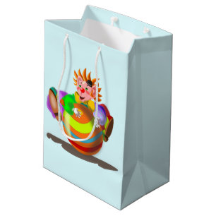 Happy Clown - Smile - Funny Medium Gift Bag