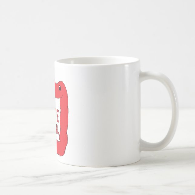 Happy Colon Mug Red (Right)