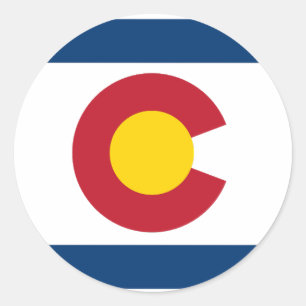 Happy Colorado Day! Classic Round Sticker