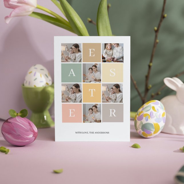 Happy Colorful Collage Photo Easter (Creator Uploaded)