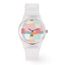 happy colour pattern - pink, turquoise, orange,