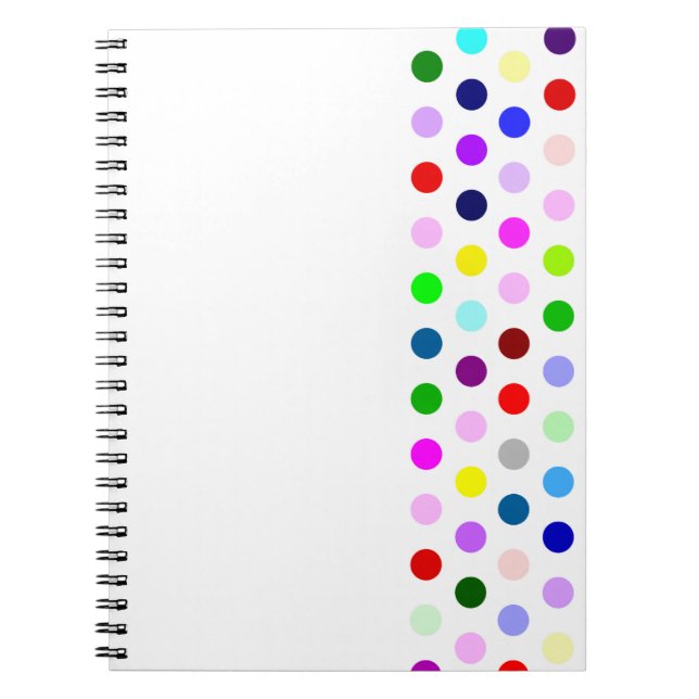 happy colourful dots notebook (Front)