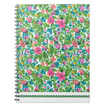Happy colourful summer pattern botanical artwork