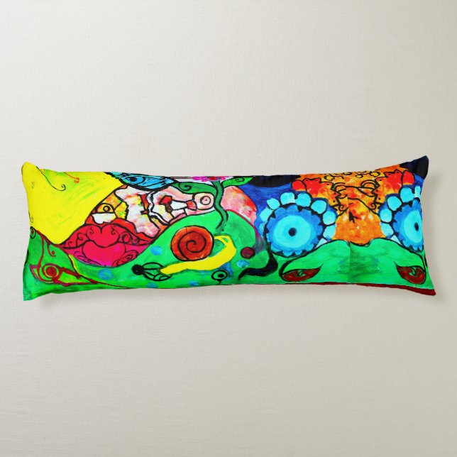 Happy colours body pillow (Back)