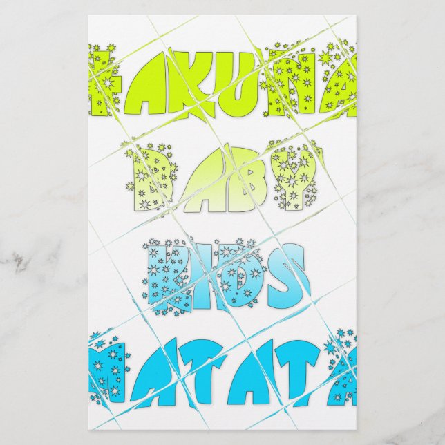 Happy Colours Hakuna Matata Hakunamatata Gift star (Front)