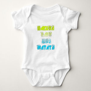 Happy Colours Hakuna Matata Hakunamatata Gift star Baby Bodysuit
