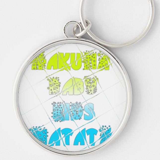 Happy Colours Hakuna Matata Hakunamatata Gift star Key Ring (Front)