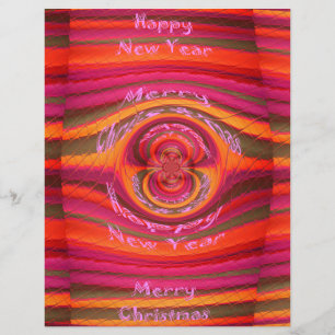 Happy Colours Merry Christmas Happy New Year Desi Custom Letterhead