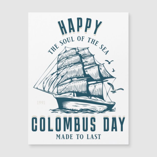 happy columbus day  (Front)