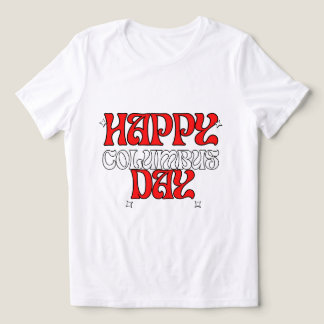 Happy Columbus Day Celebration: Vintage-Inspired D Tri-Blend Shirt