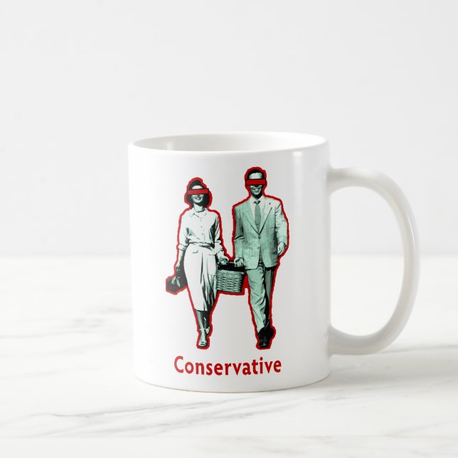 Happy Conservative Couple Coffee Mug (Right)