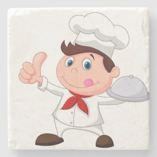 **HAPPY COOK CHEF OR BAKER** COASTER (Front)