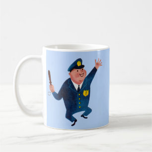 happy cop coffee mug