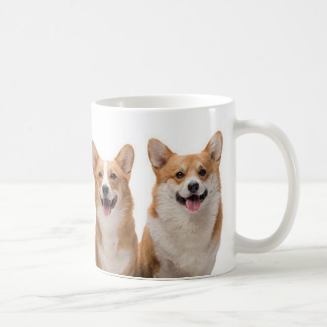 Happy Corgi Coffee Mug (Right)