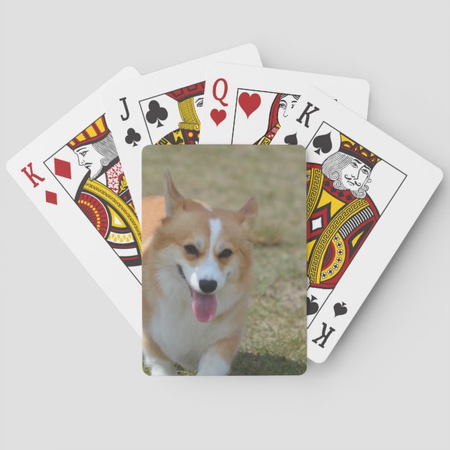 Happy Corgi Playing Cards (Back)