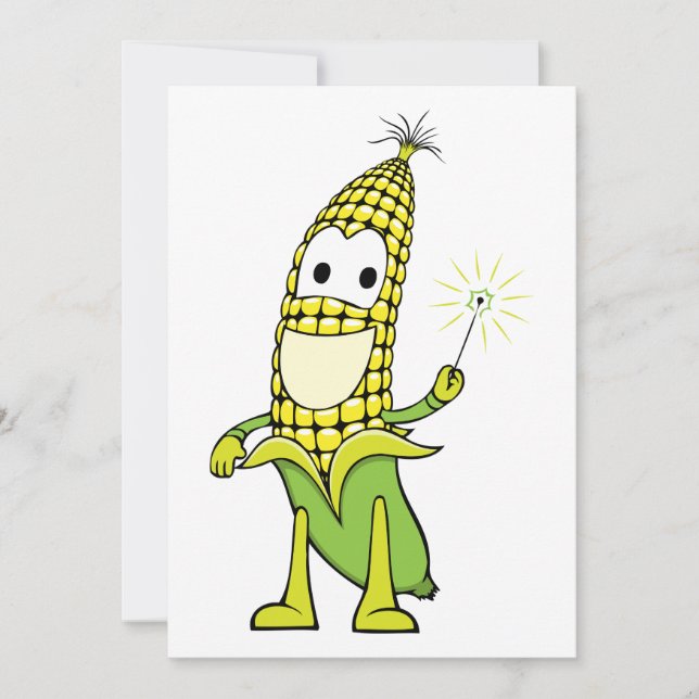 Happy Corn Invitation (Front)