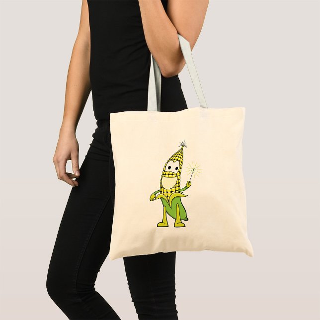 Happy Corn Tote Bag (Creator Uploaded)
