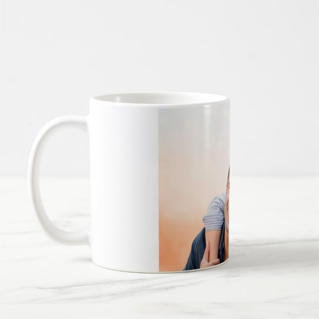 Happy Couple Photo classic mug- Personalised  Coffee Mug (Left)