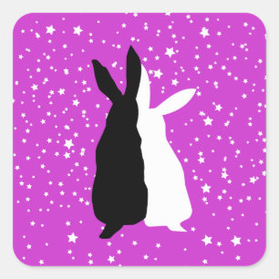 Happy Couple Square Sticker