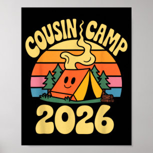 Happy Cousin Camp 2026 Smile Cruise Squad Crew Poster
