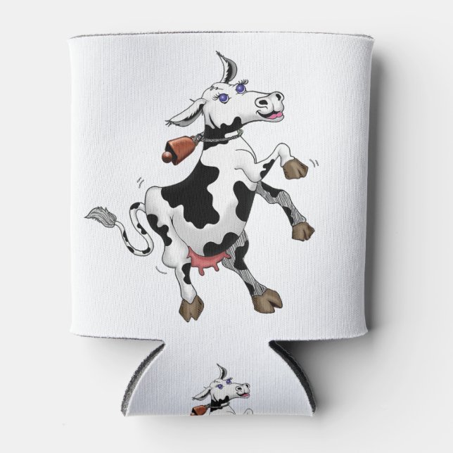 Happy Cow Can Cooler (Front)