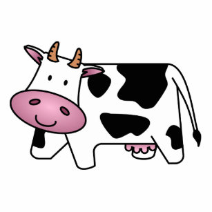 Cartoon Cow Photo Statuettes | Zazzle AU