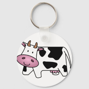 Happy Cow Key Ring