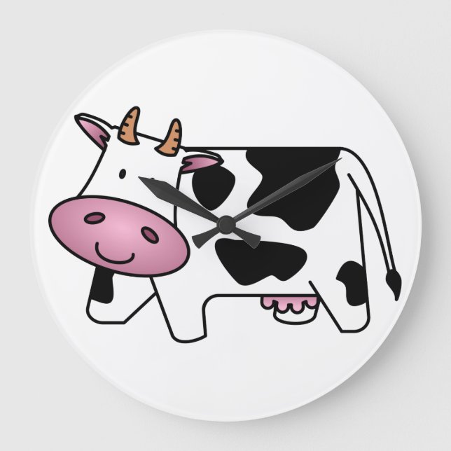 Happy Cow Large Clock (Front)
