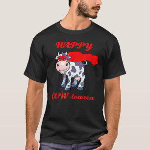 Happy Cow Loween Cow For Halloween T-Shirt