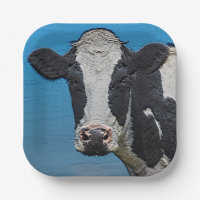 Happy Cow Portrait
