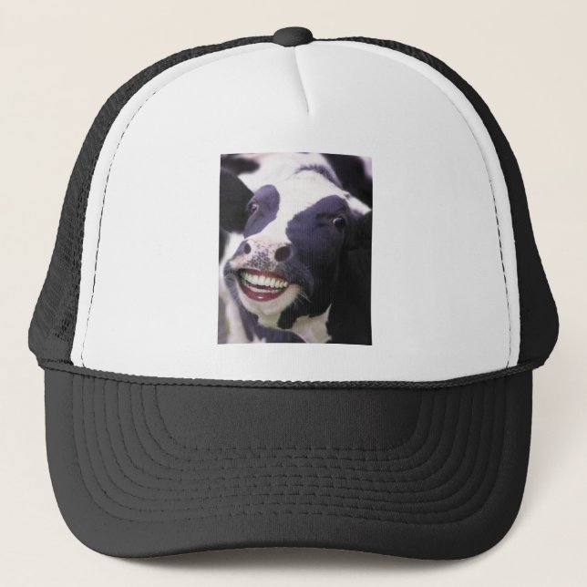 Happy Cow Trucker Hat (Front)