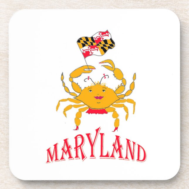 Happy crab baby T-Shirt Throw Pillow Coaster (Front)