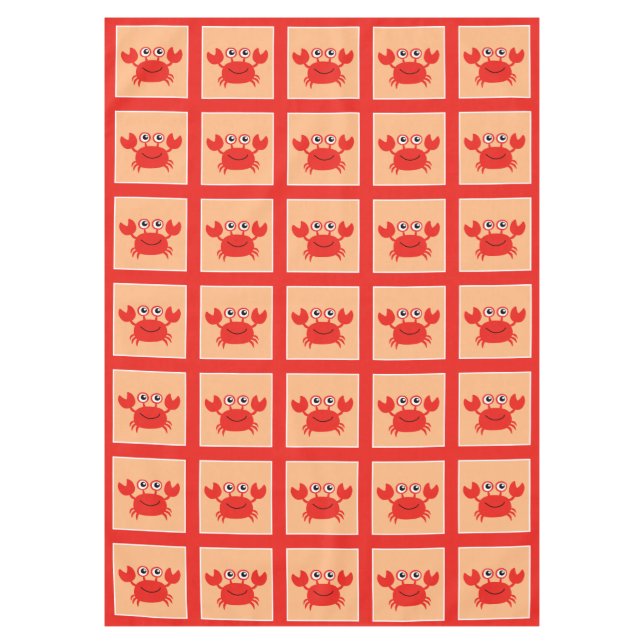 Happy Crab table cloth (Front)