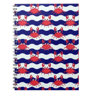 Happy Crabs Pattern Notebook
