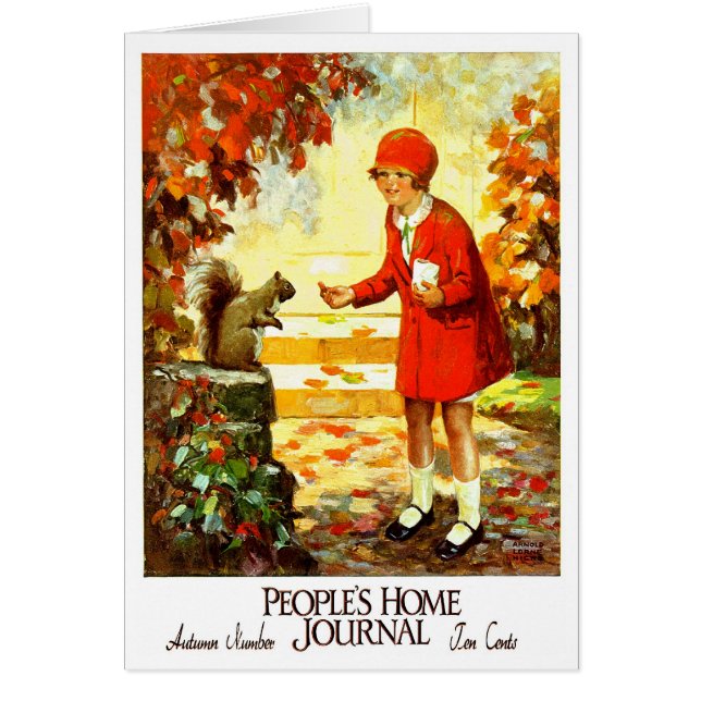 "HAPPY CRISP 'N CRUNCHY" VINTAGE AUTUMN COVERART (Front)