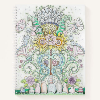 Happy Critters & Flowers Notebook