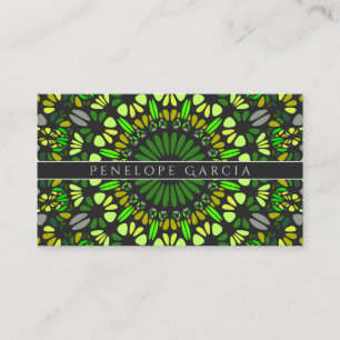 Happy Crop Garden Mandala Business Card