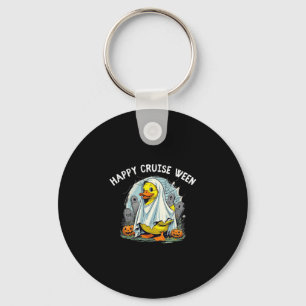 Happy Cruise Ween Quack Or Treat Cruise Ducks Fun Key Ring