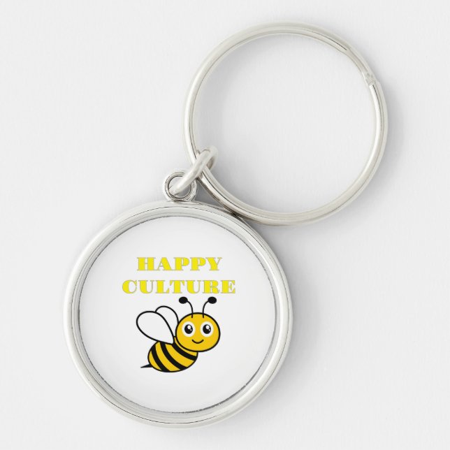happy culture key ring (Front)