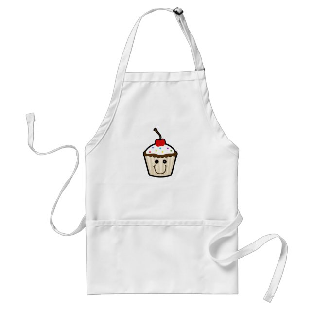 Happy Cupcake Standard Apron (Front)