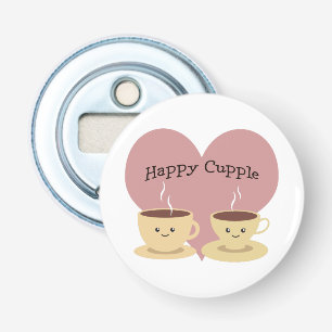 Happy Cupple! Cute Coffee Bottle Opener